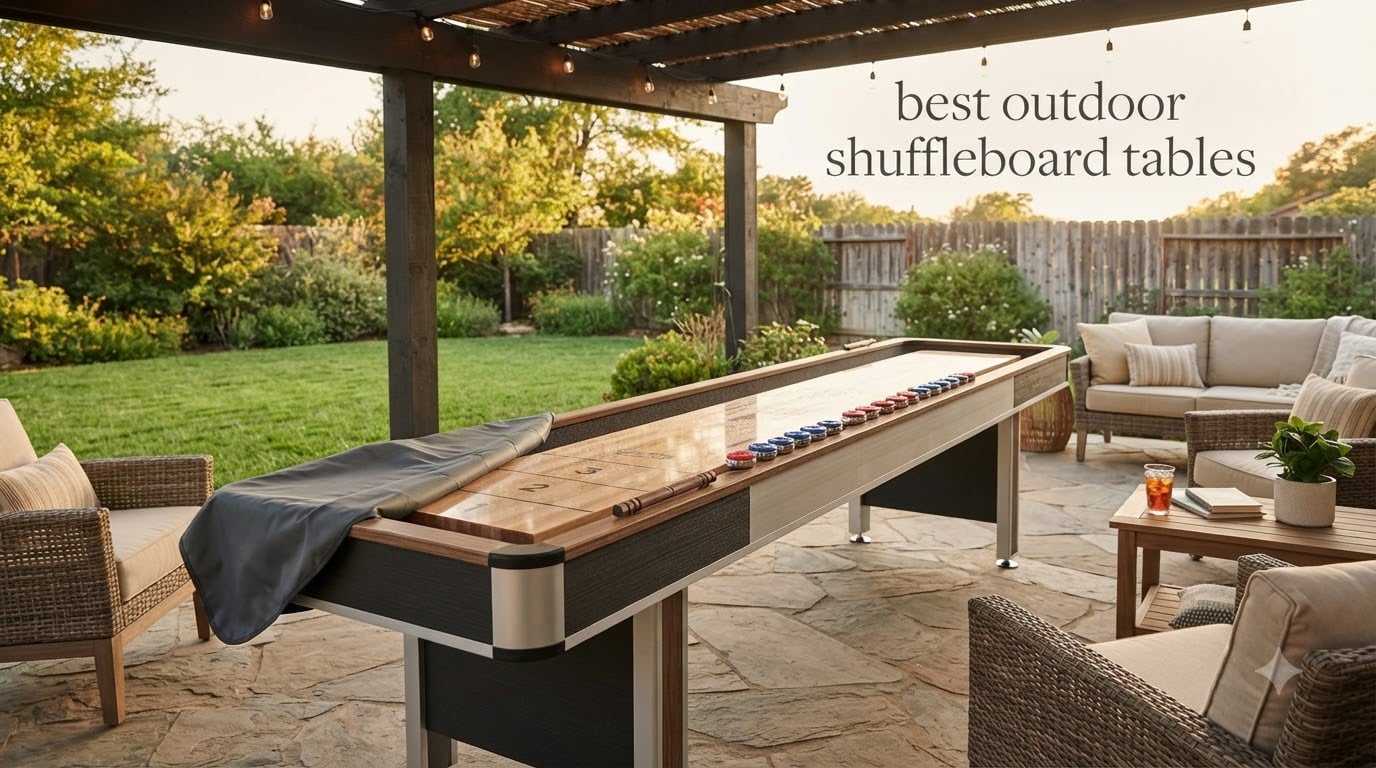 best outdoor shuffleboard tables