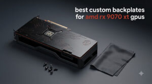 best custom backplates for amd rx 9070 xt gpus