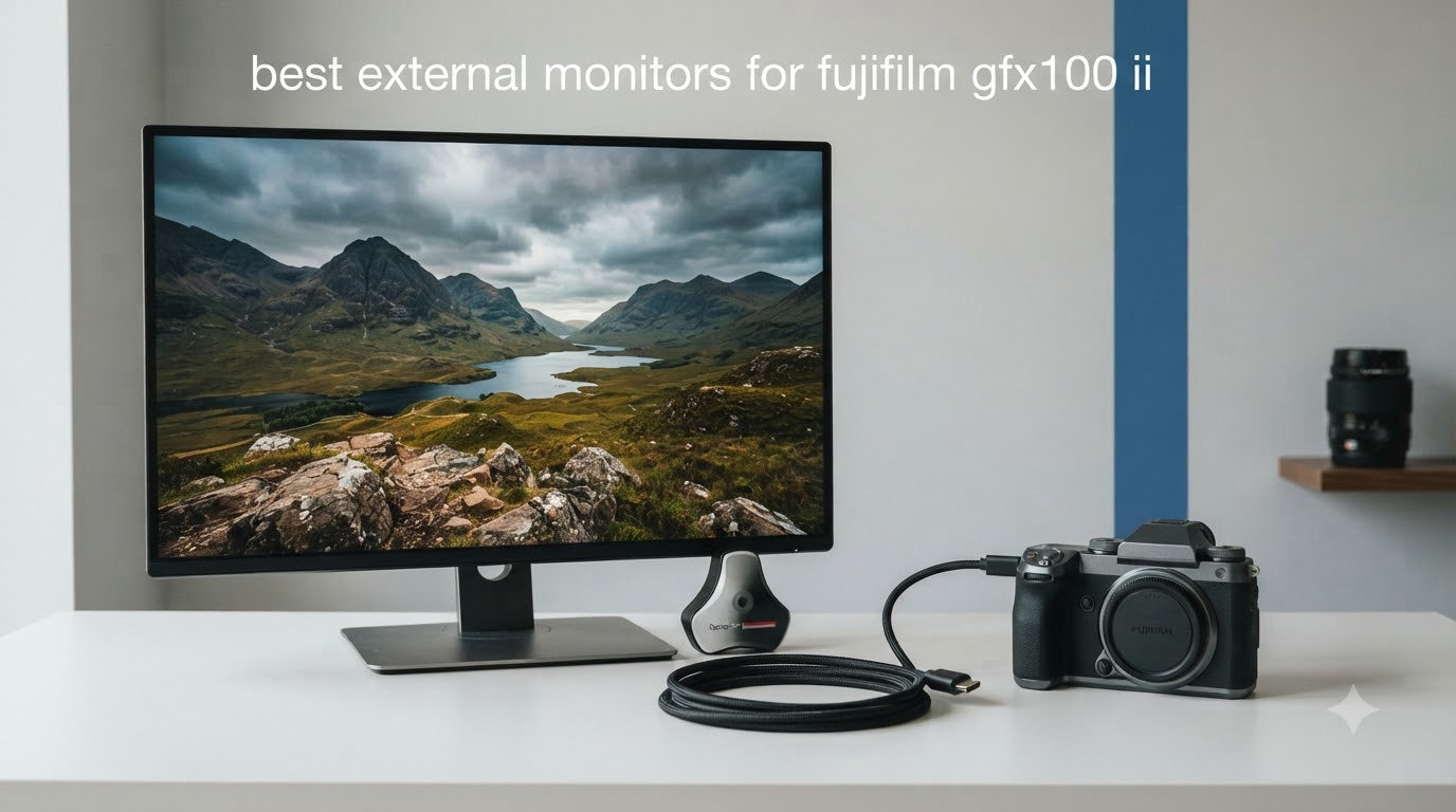 best external monitors for fujifilm gfx100 ii