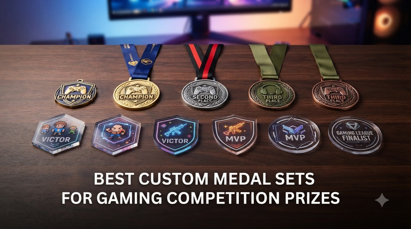 best custom medal sets for gaming competition prizes