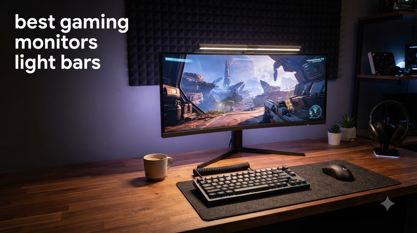 best gaming monitors light bars