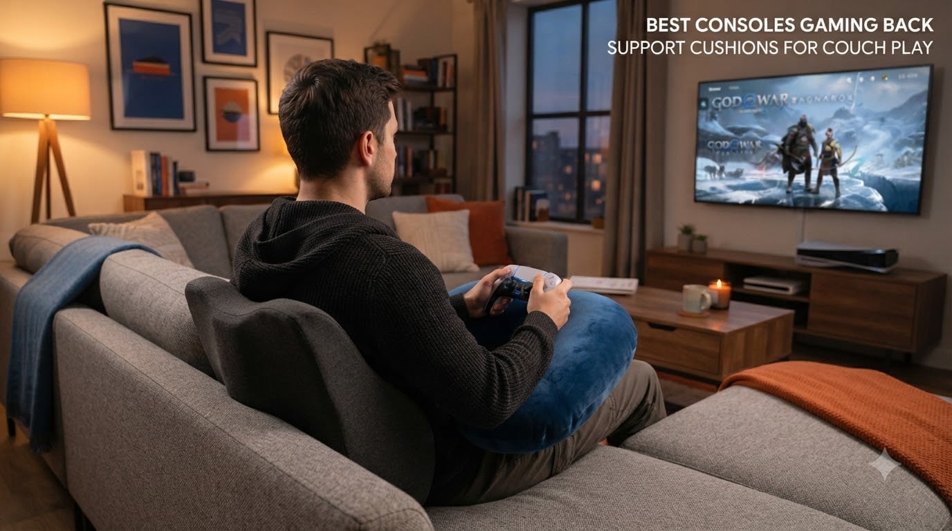 best consoles gaming back support cushions for couch play