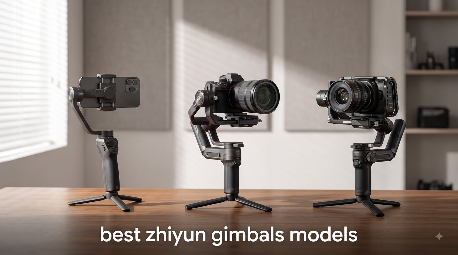 best zhiyun gimbals models