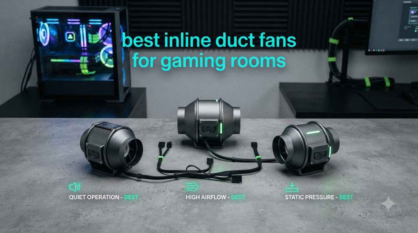 best inline duct fans for gaming rooms