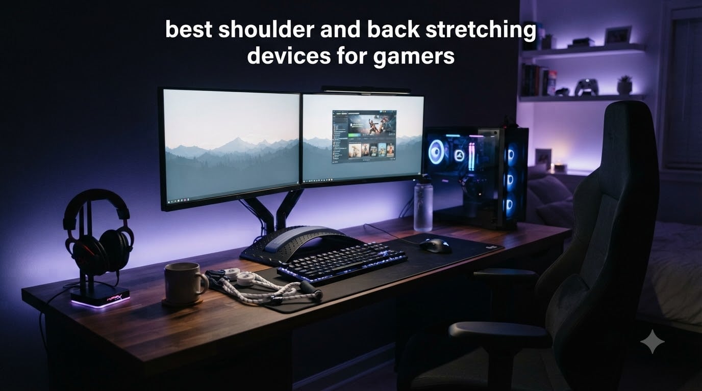 best shoulder and back stretching devices for gamers