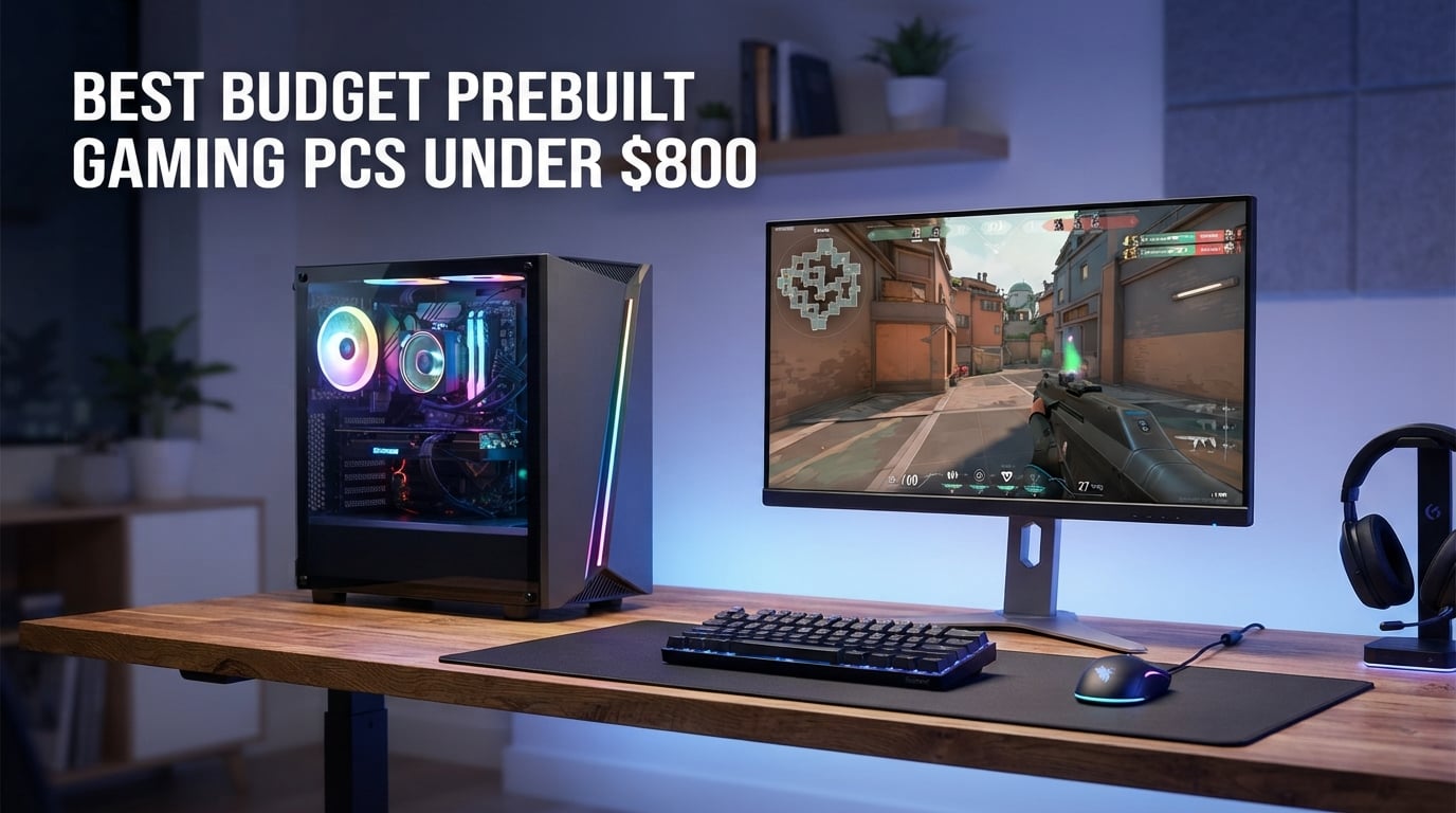 best budget prebuilt gaming pcs under $800