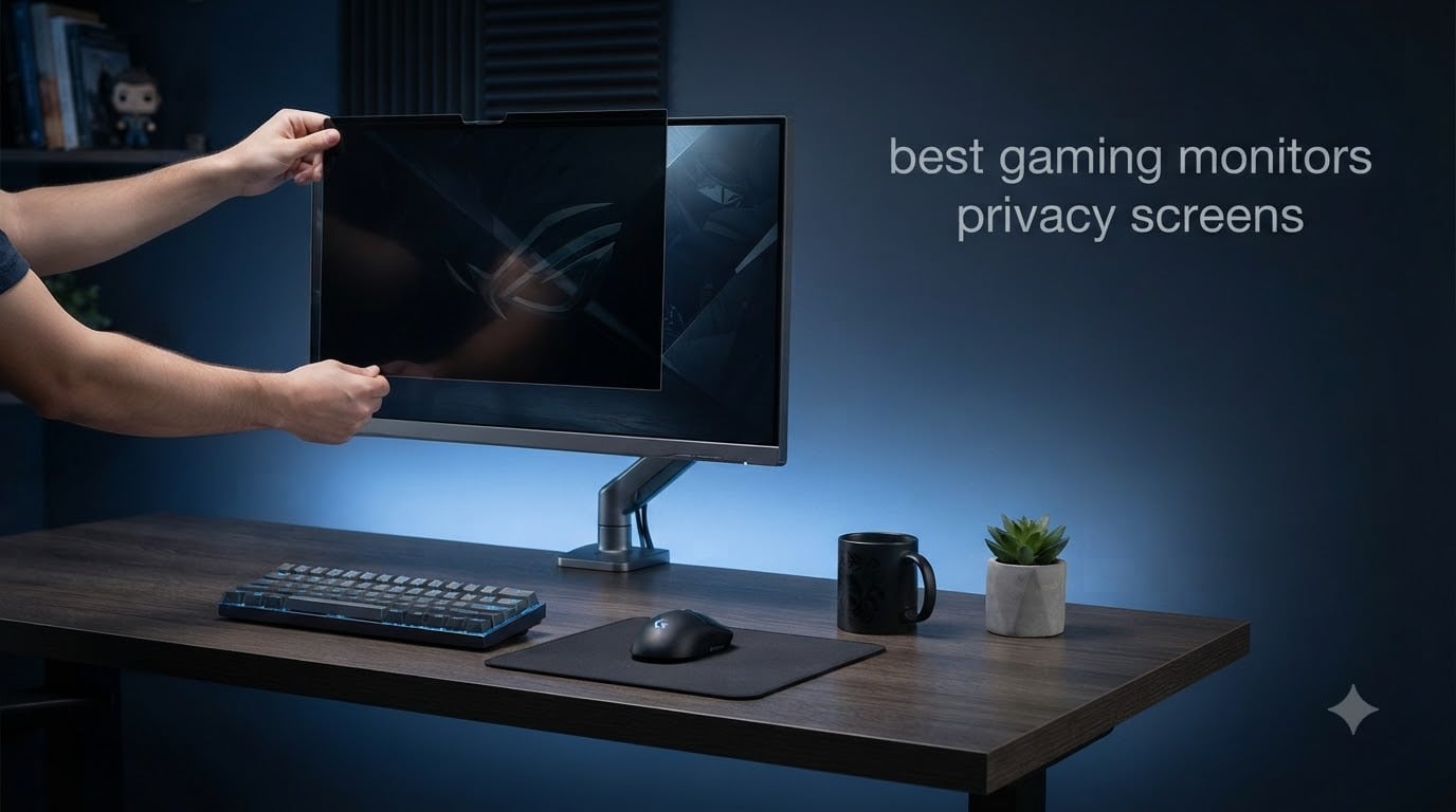 best gaming monitors privacy screens
