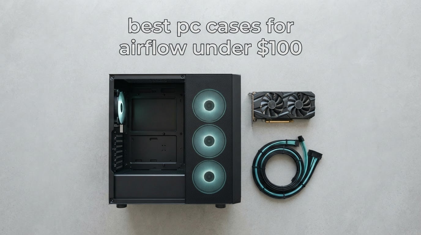 best pc cases for airflow under $100