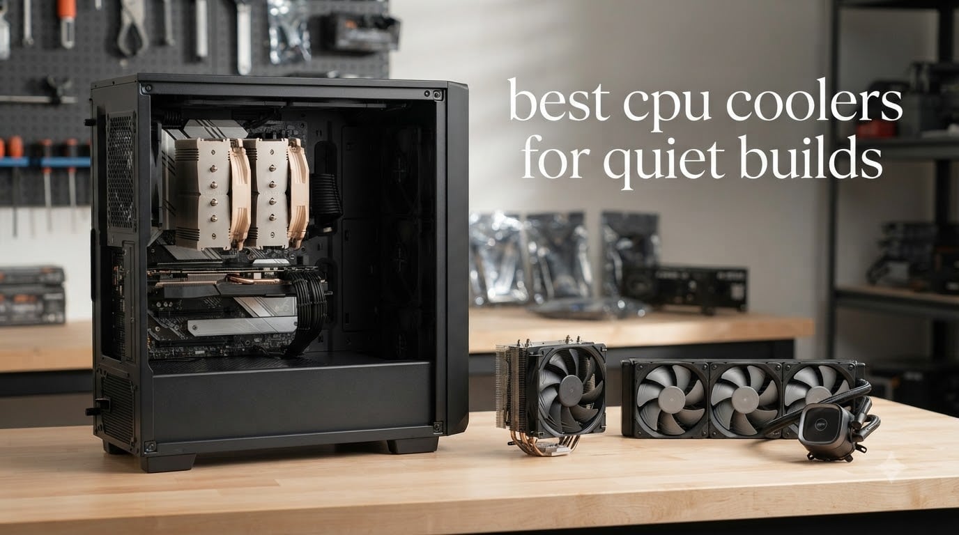 best cpu coolers for quiet builds