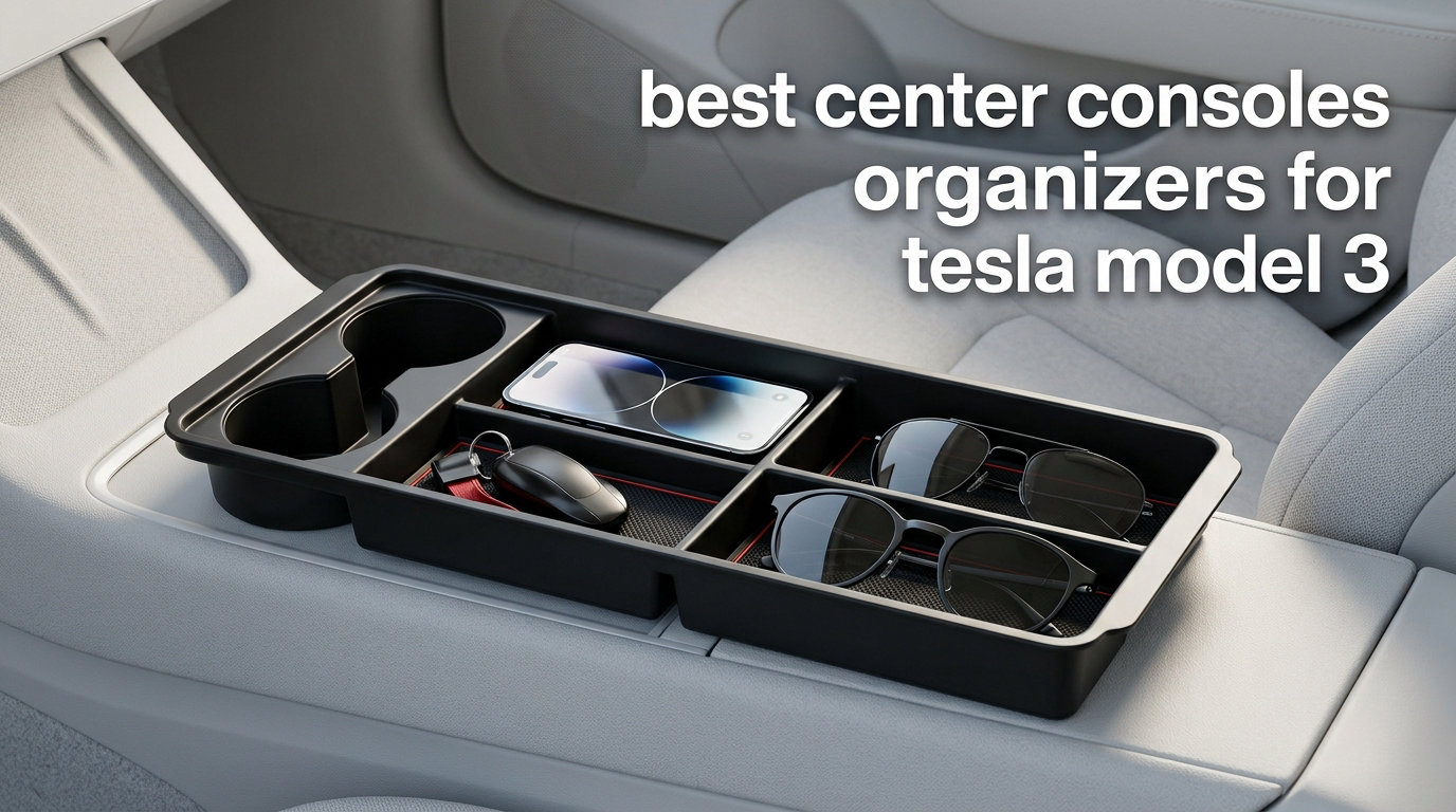 best center consoles organizers for tesla model 3