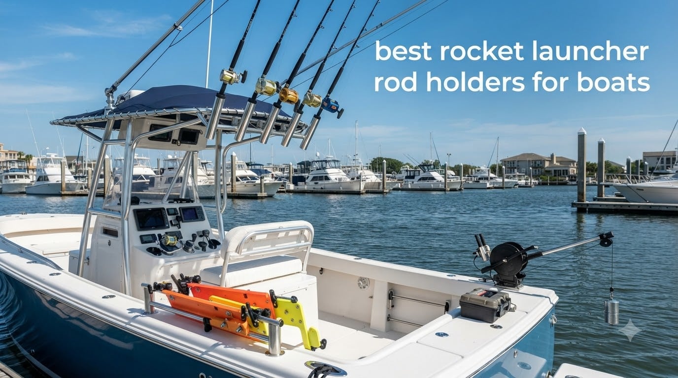 best rocket launcher rod holders for boats