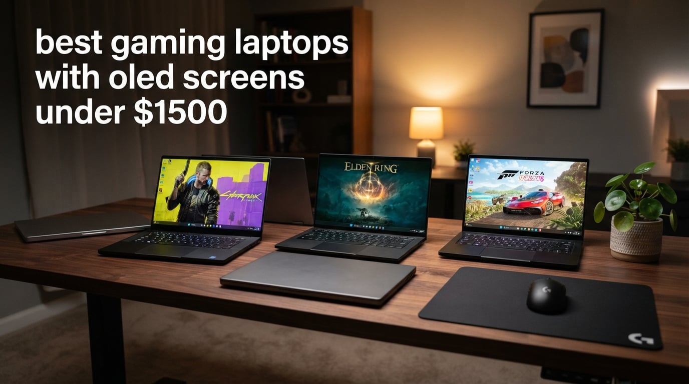 best gaming laptops with oled screens under $1500