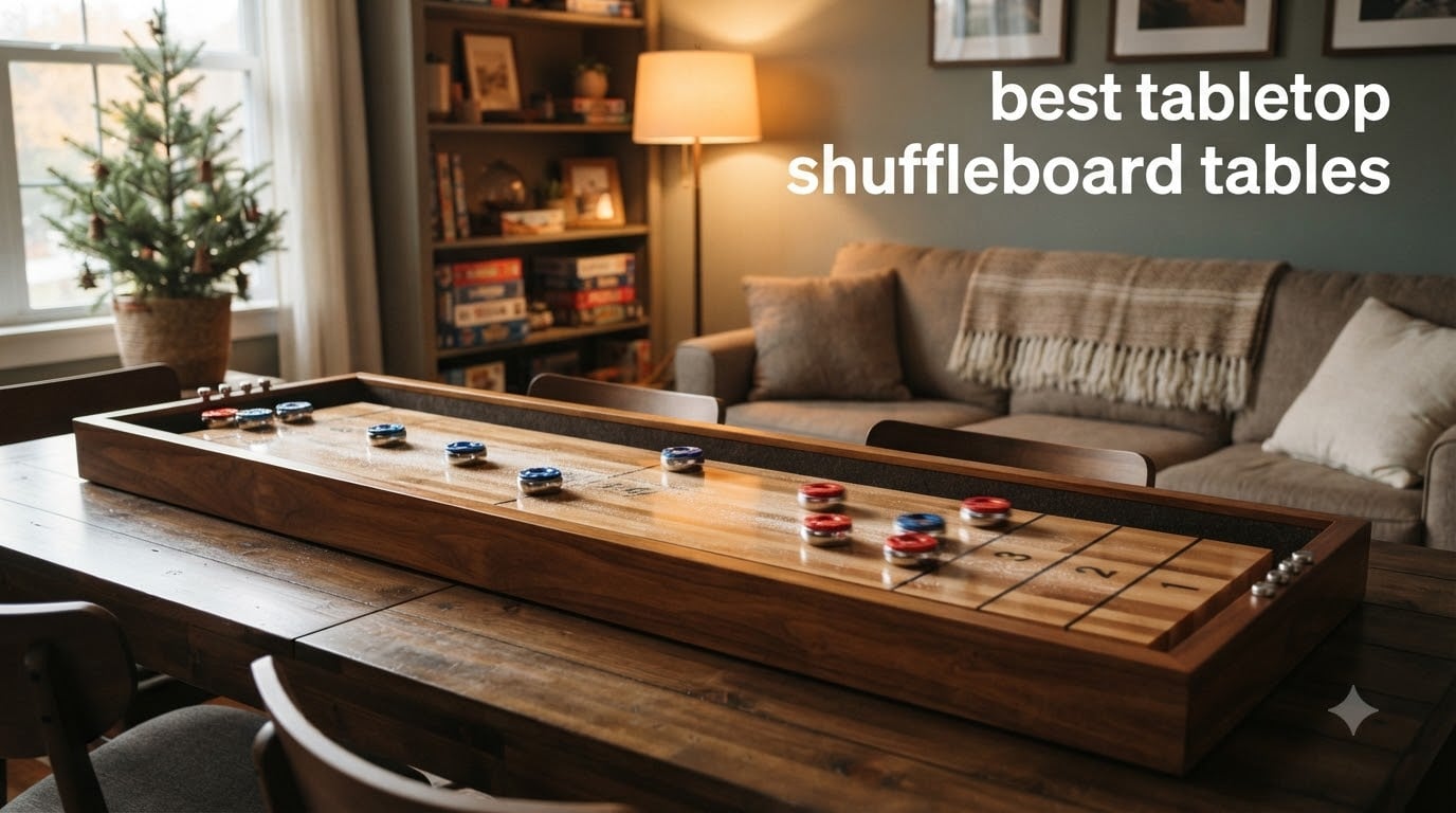 best tabletop shuffleboard tables