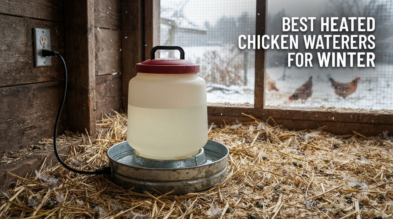 best heated chicken waterers for winter