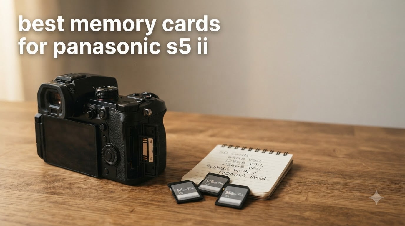 best memory cards for panasonic s5 ii