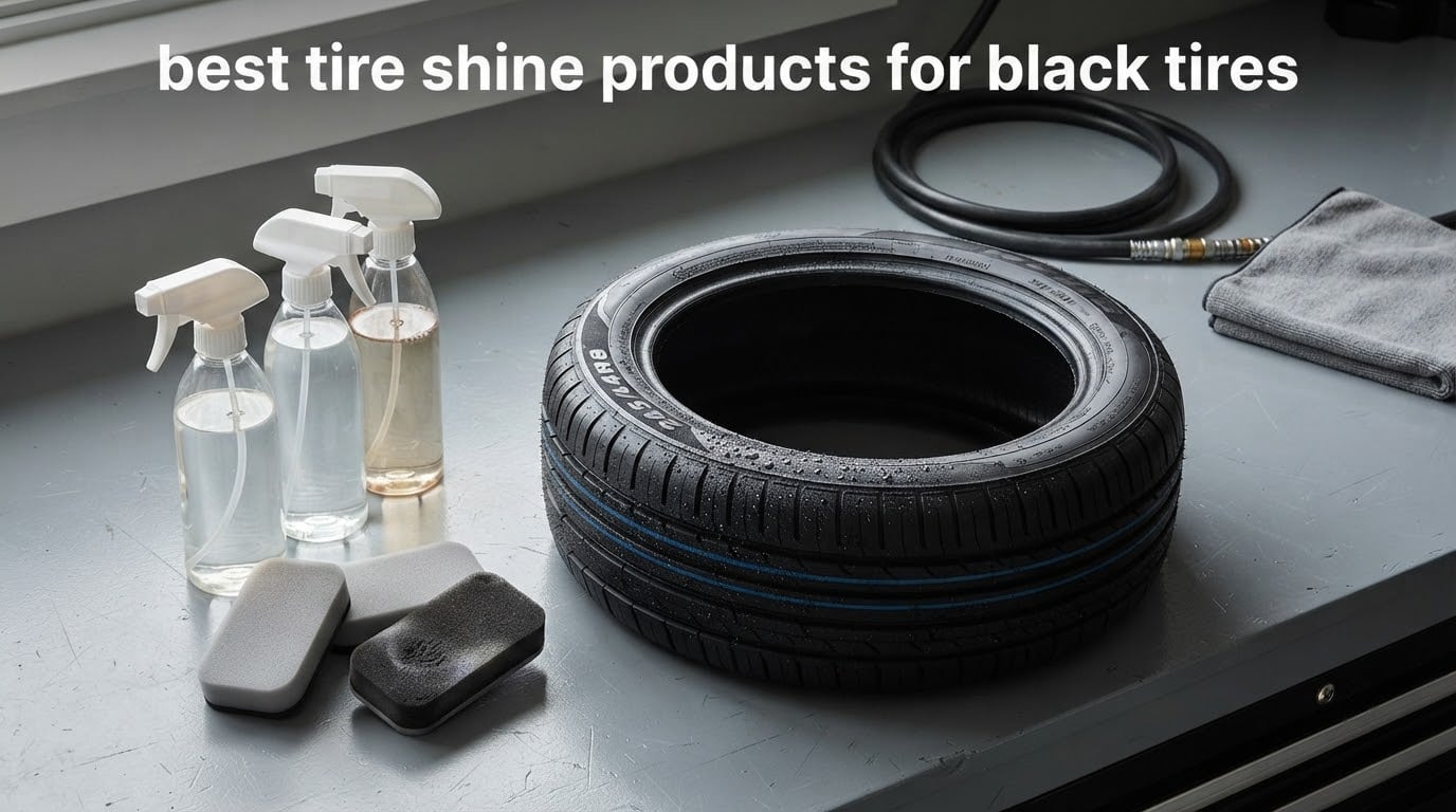 best tire shine products for black tires