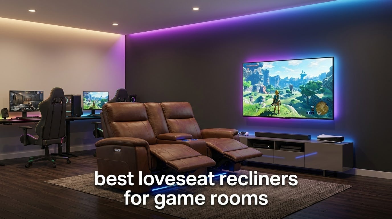 best loveseat recliners for game rooms
