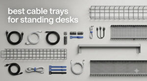 best cable trays for standing desks
