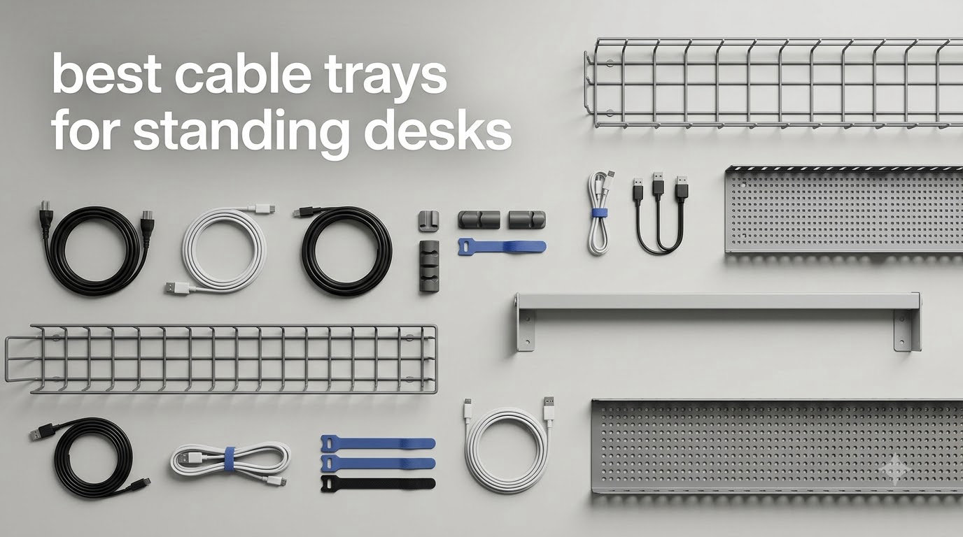best cable trays for standing desks