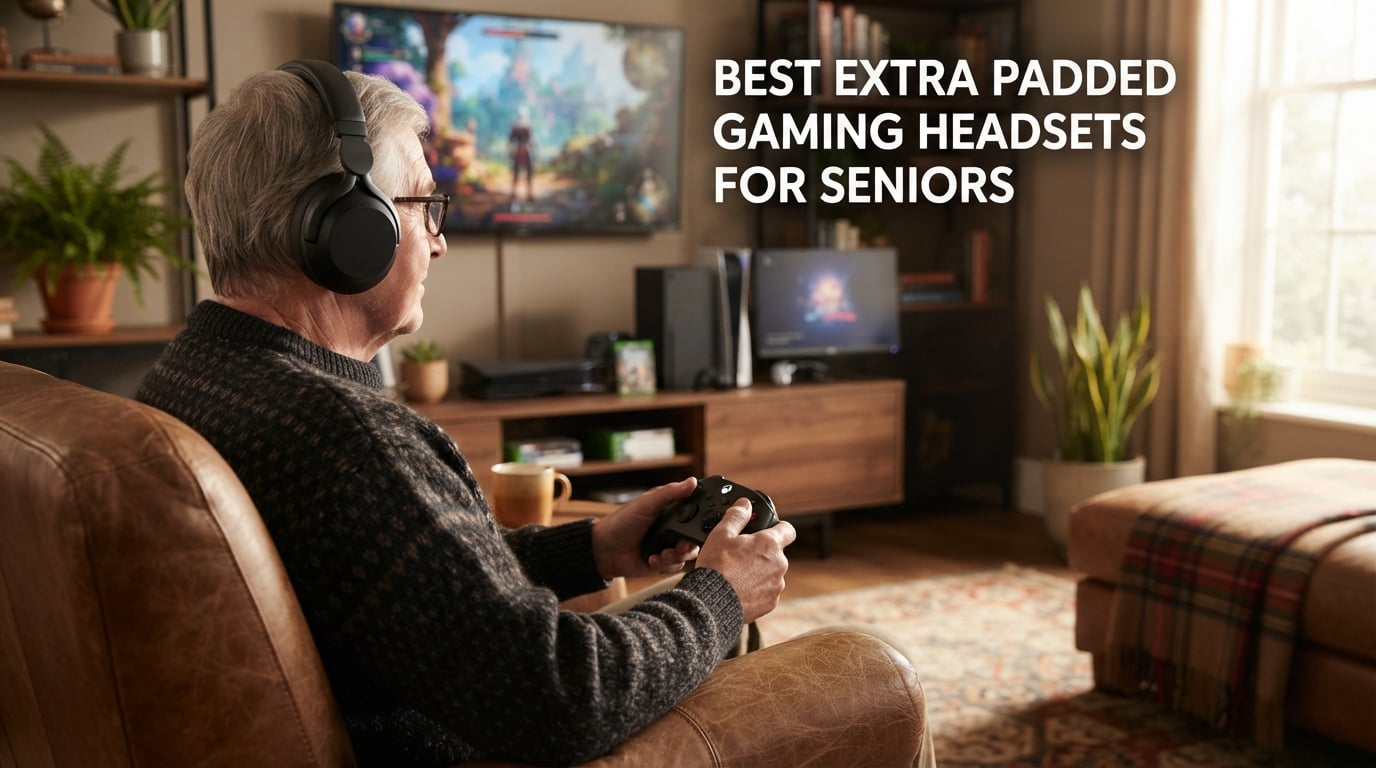 best extra padded gaming headsets for seniors
