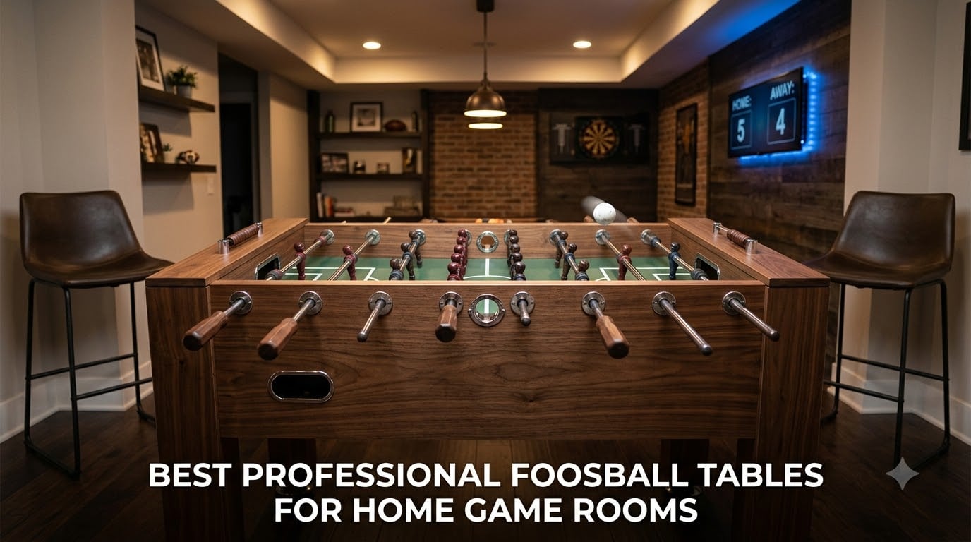 best professional foosball tables for home game rooms