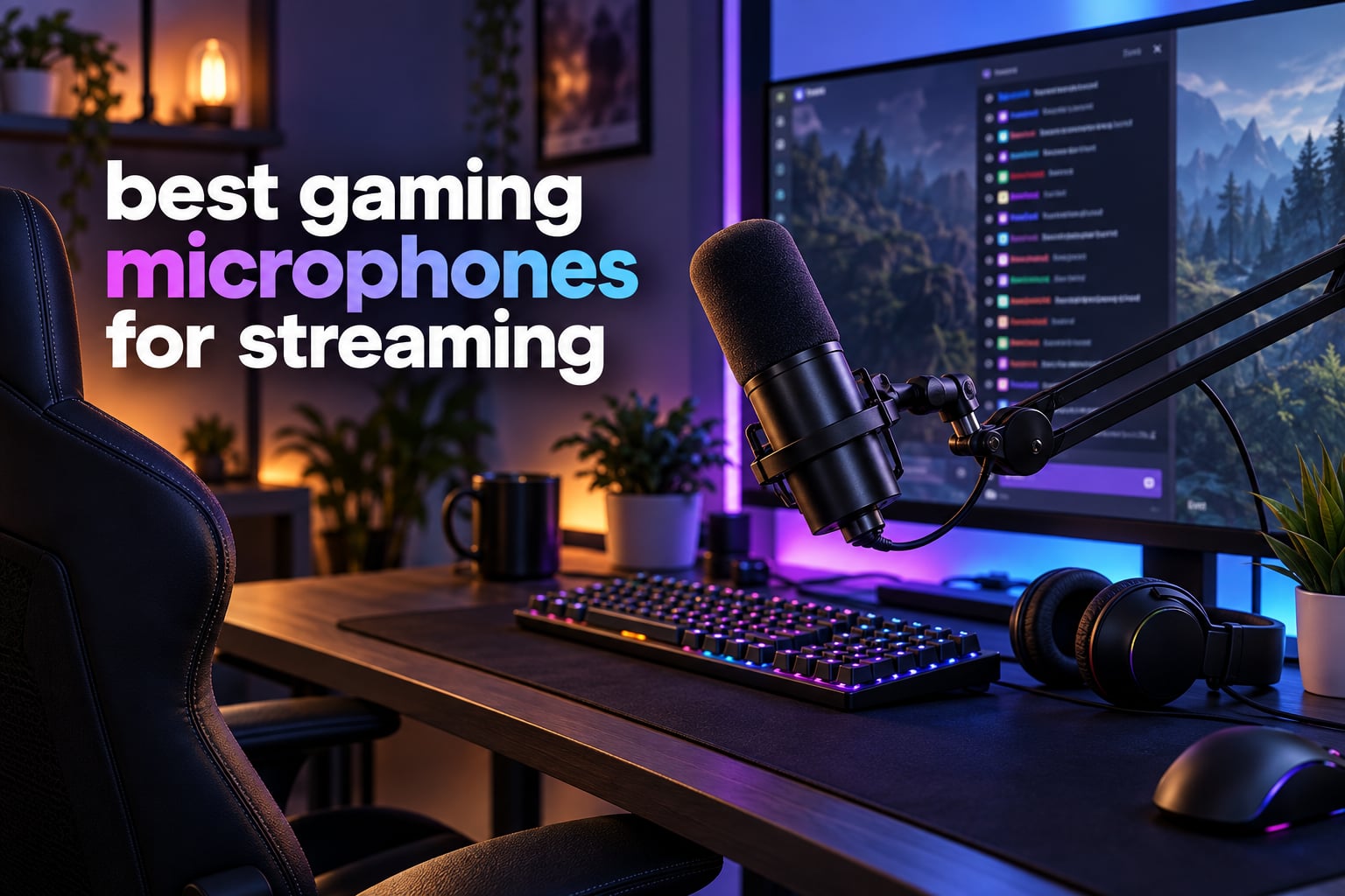 best gaming microphones for streaming
