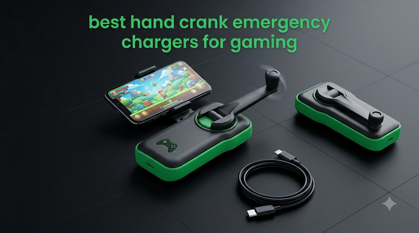 best hand crank emergency chargers for gaming