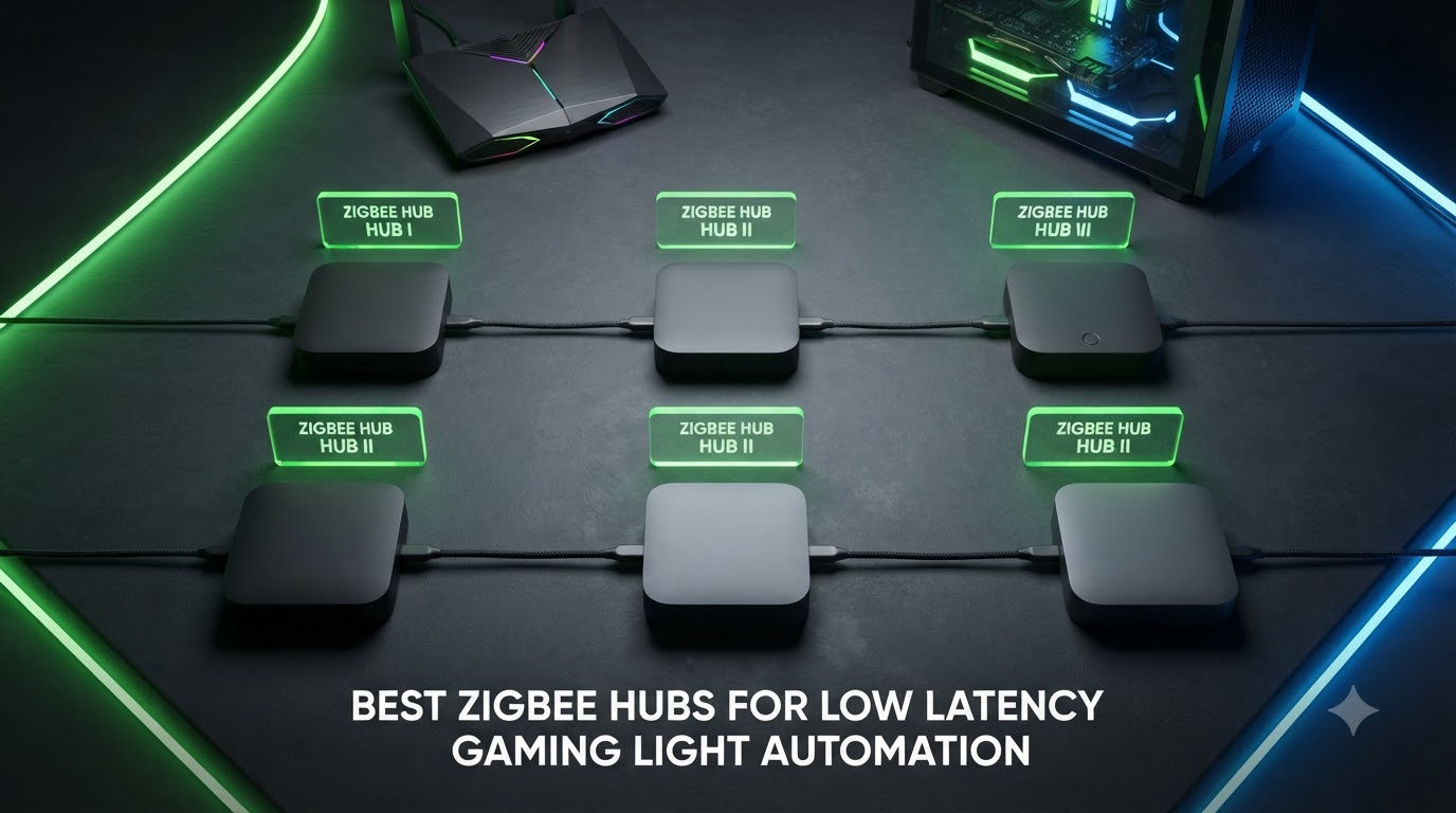 best zigbee hubs for low latency gaming light automation