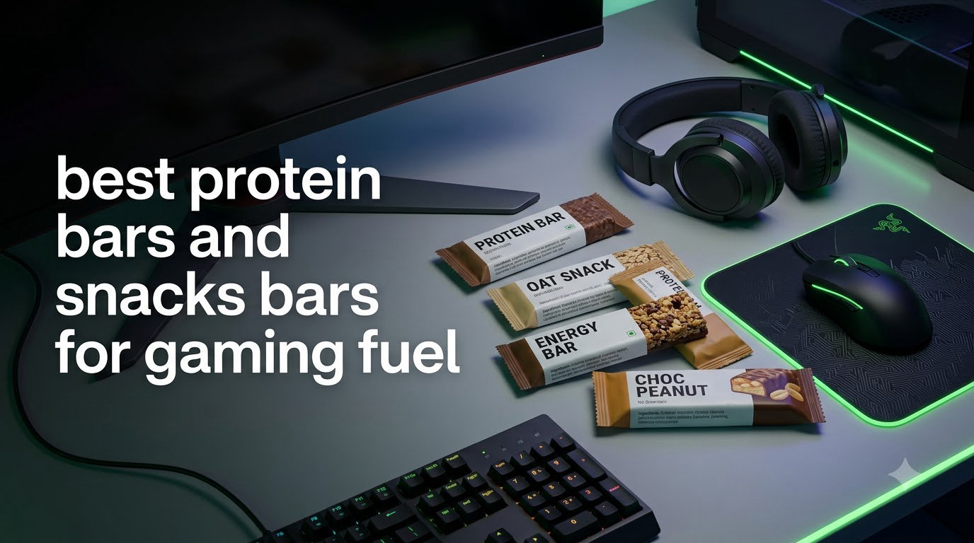 best protein bars and snacks bars for gaming fuel