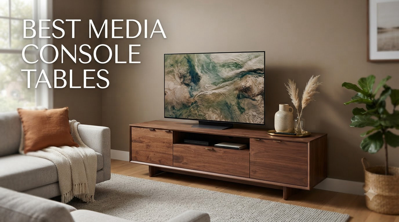best media console tables