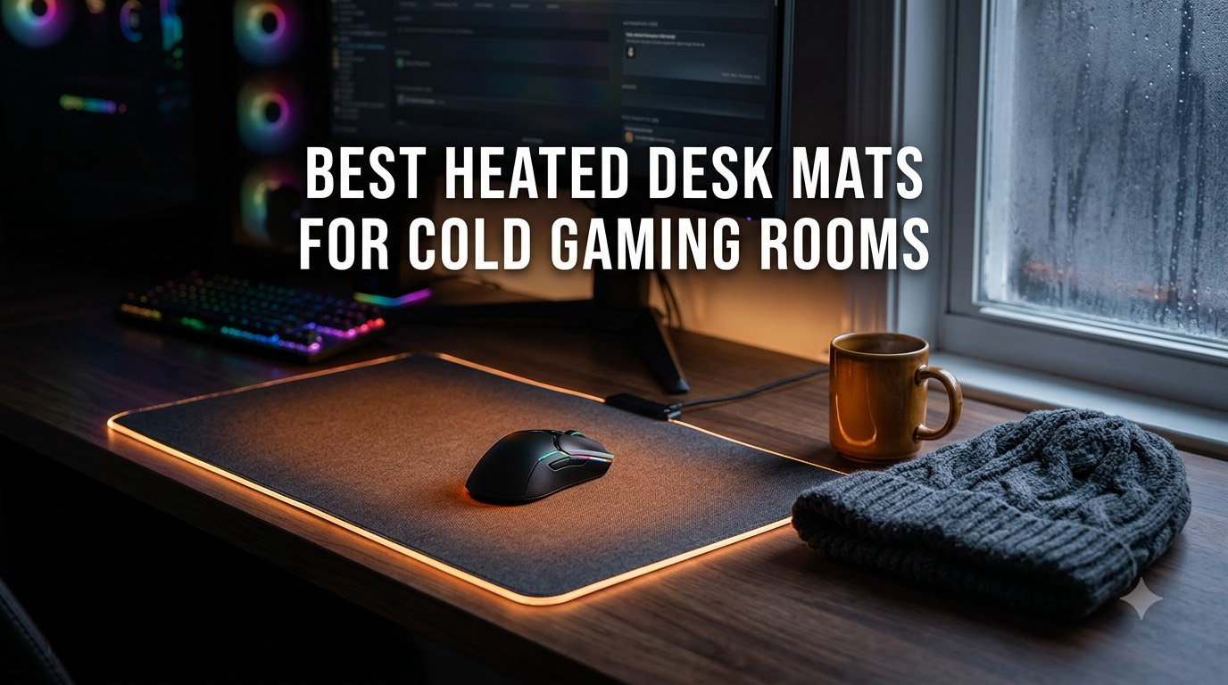 best heated desk mats for cold gaming rooms