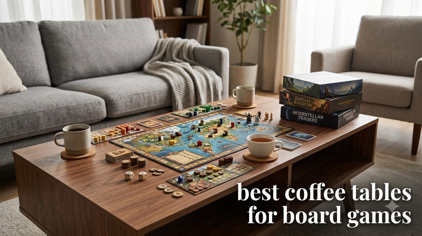 best coffee tables for board games