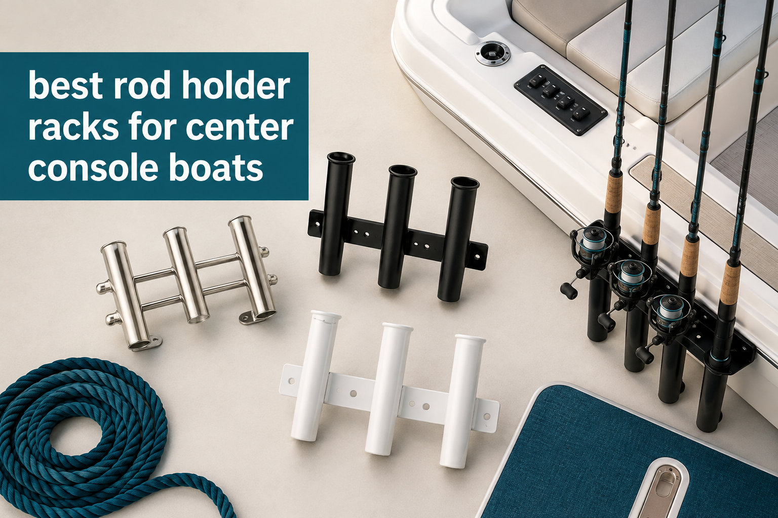 best rod holder racks for center console boats
