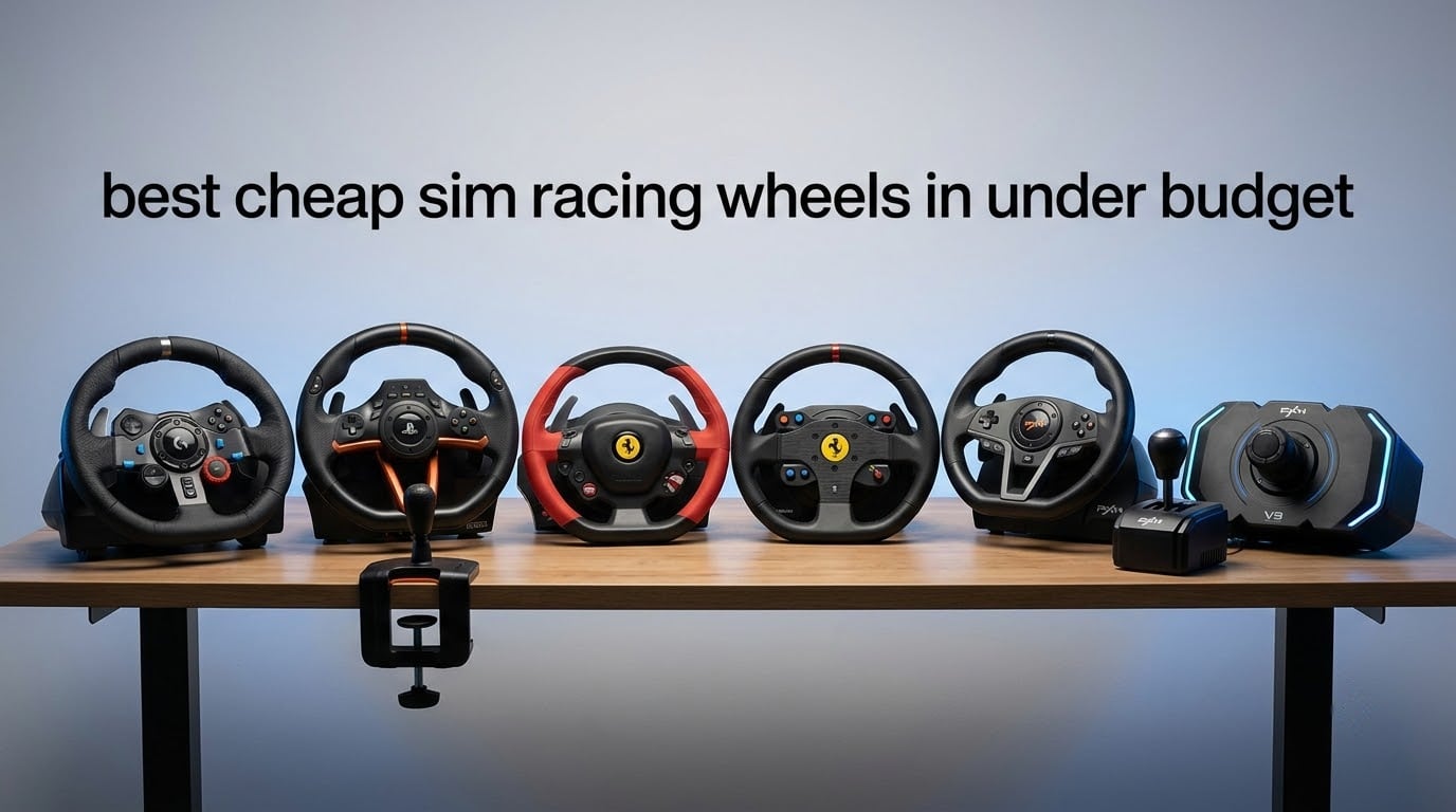 best cheap sim racing wheels in under budget