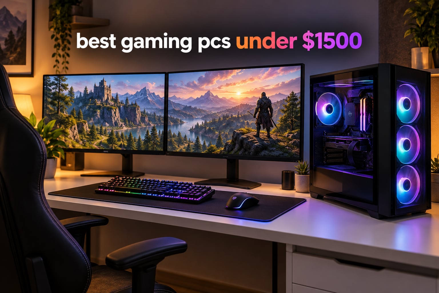 best gaming pcs under $1500
