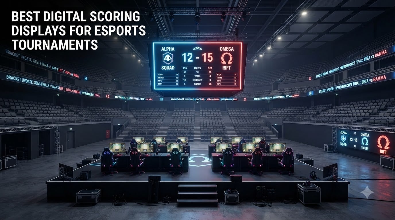 best digital scoring displays for esports tournaments