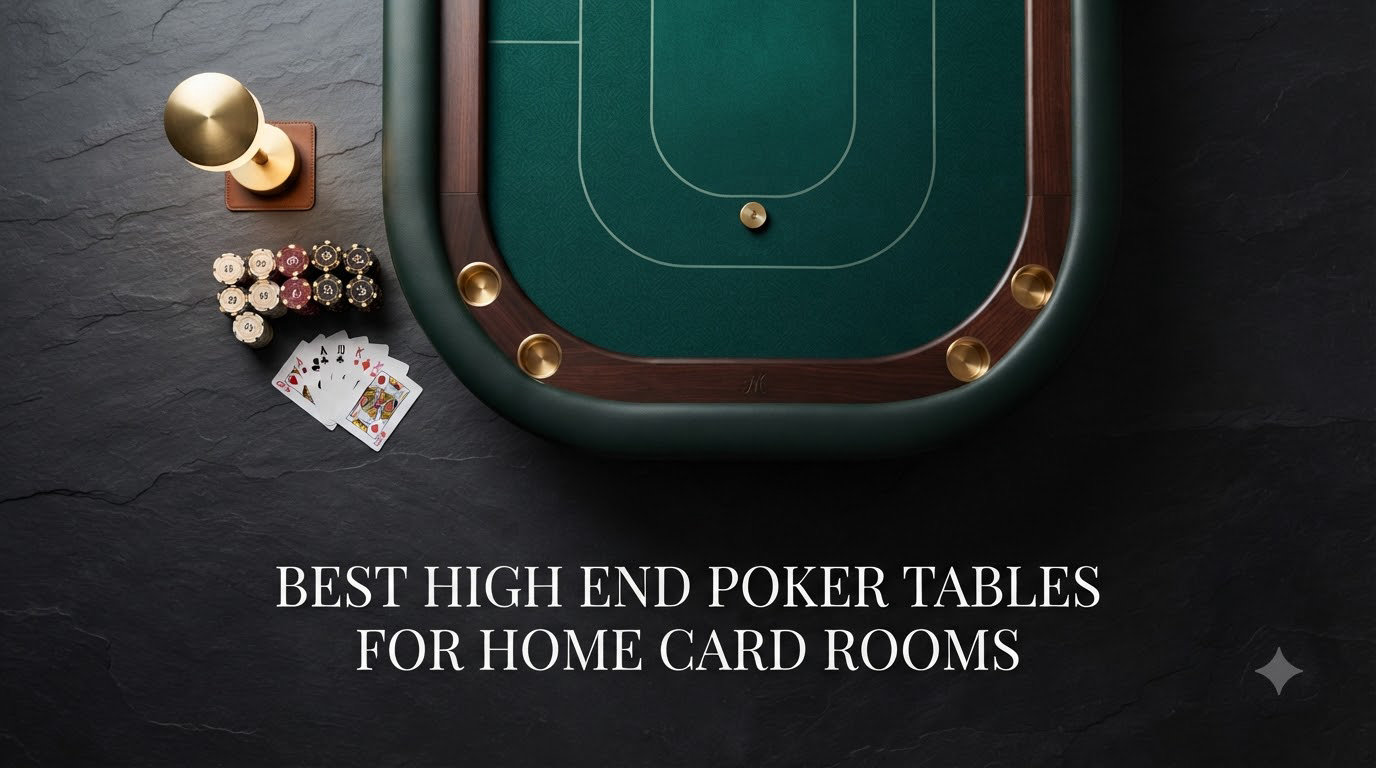 best high end poker tables for home card rooms