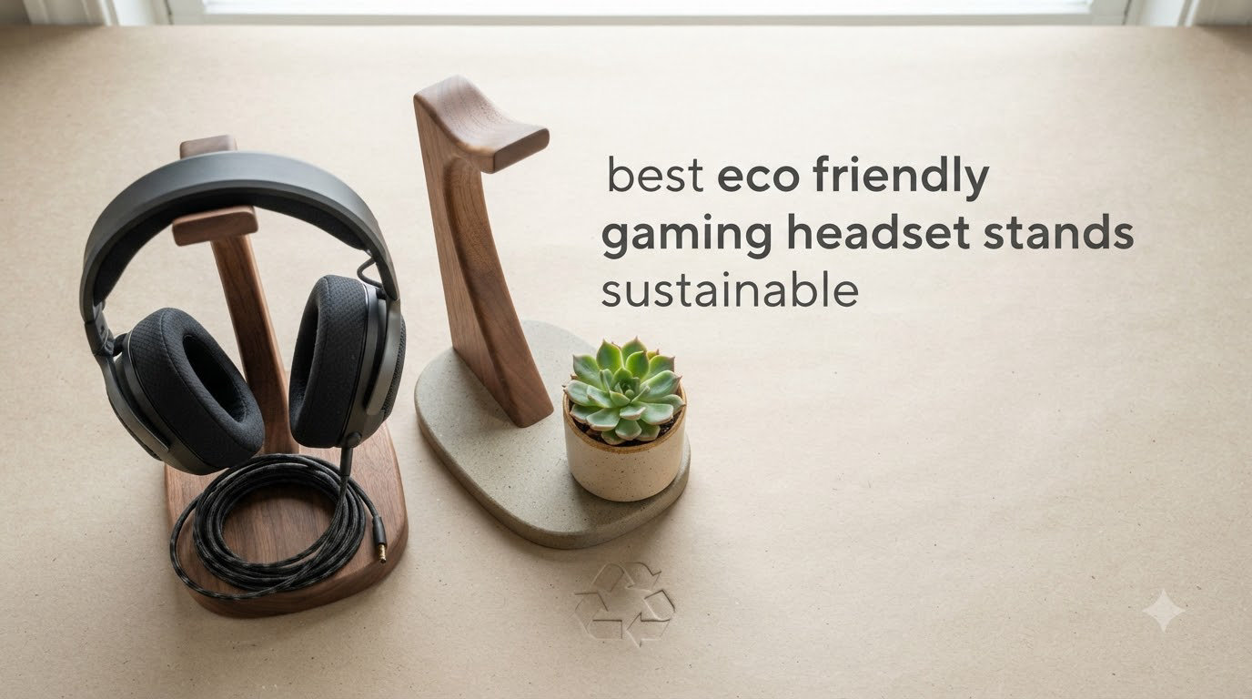 best eco friendly gaming headset stands sustainable