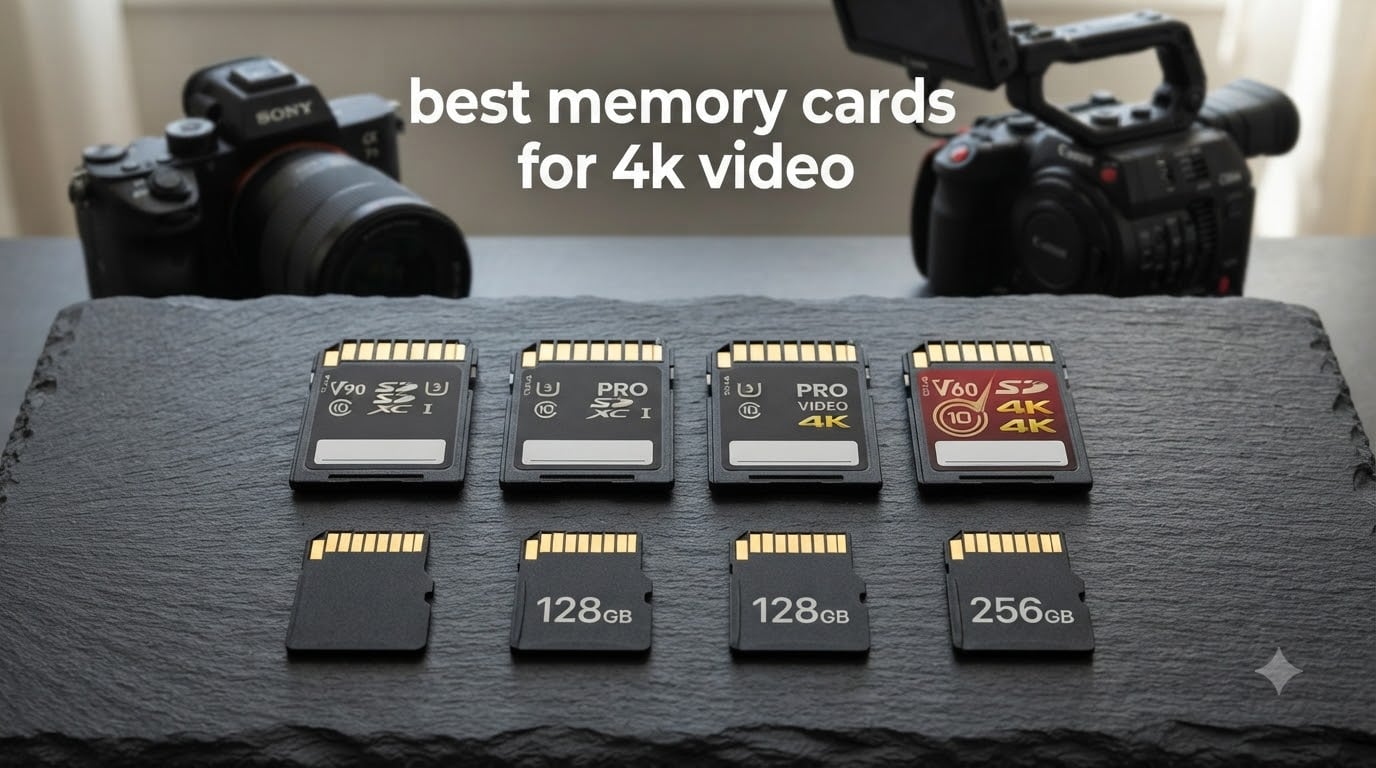 best memory cards for 4k video