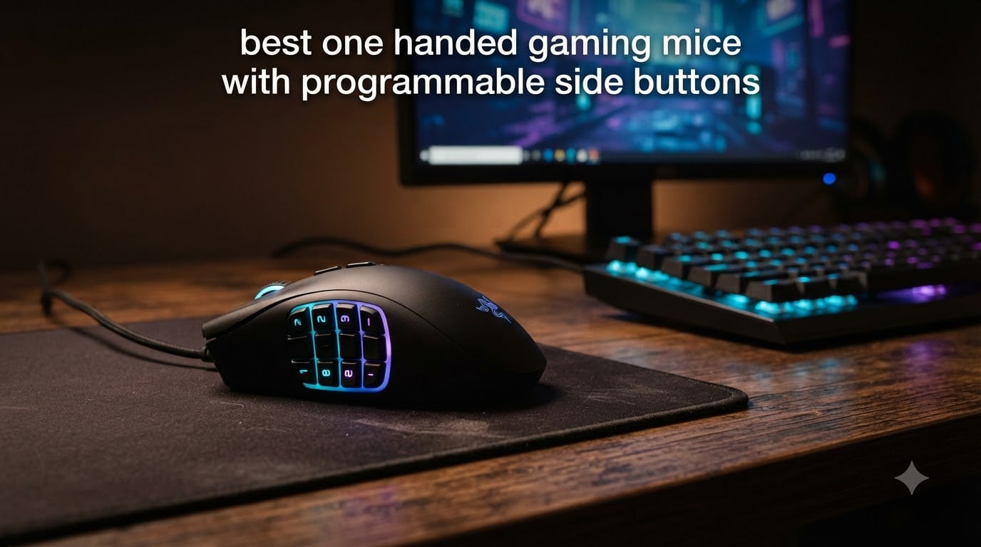 best one handed gaming mice with programmable side buttons