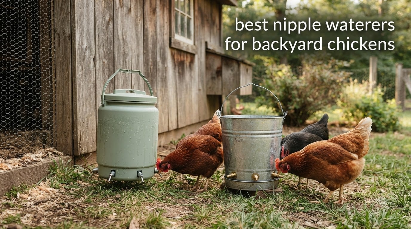 best nipple waterers for backyard chickens