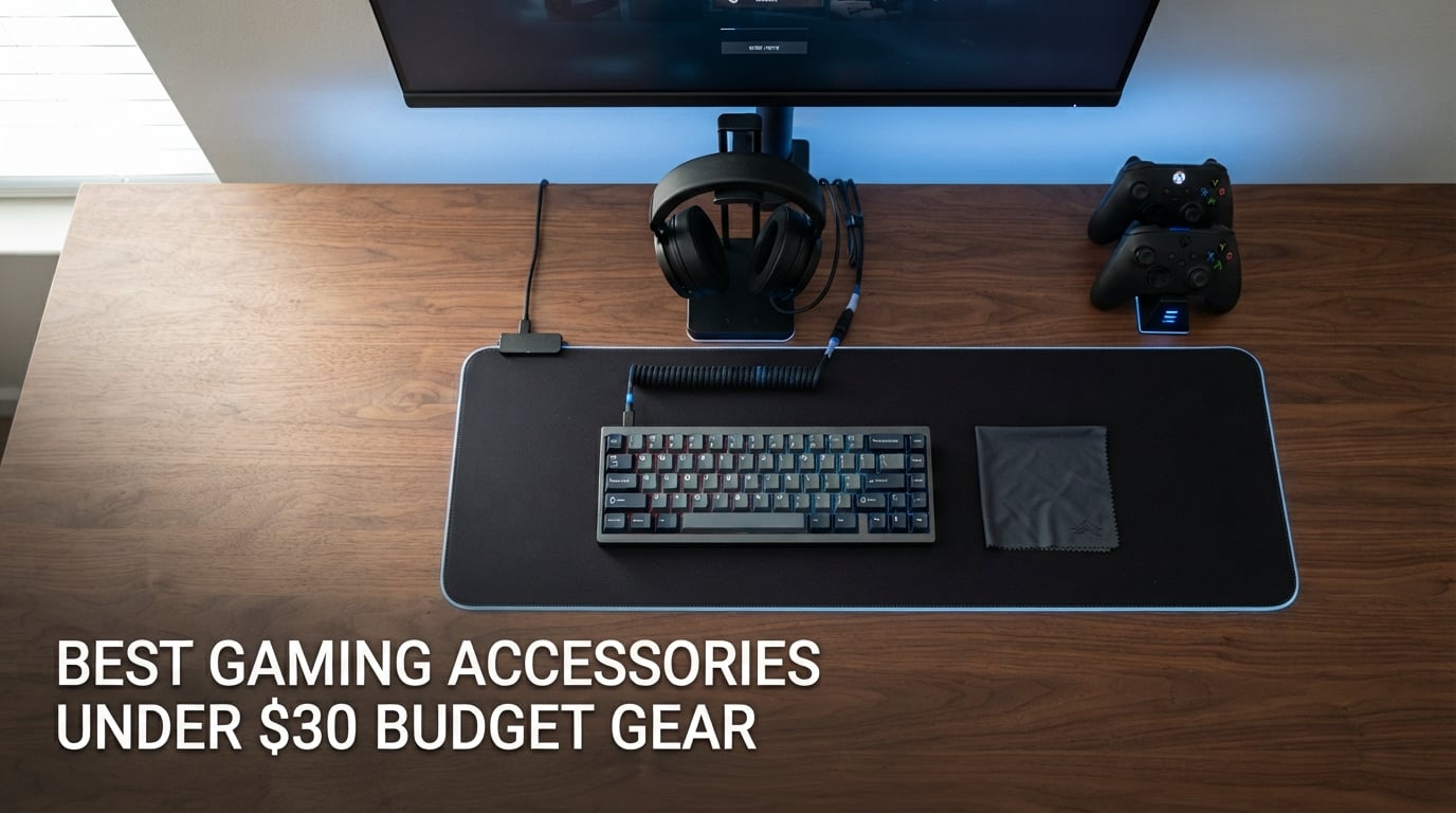 best gaming accessories under $30 budget gear