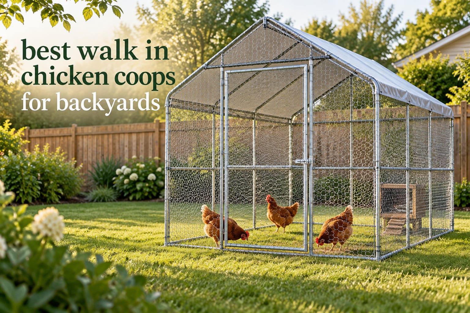 best walk in chicken coops for backyards