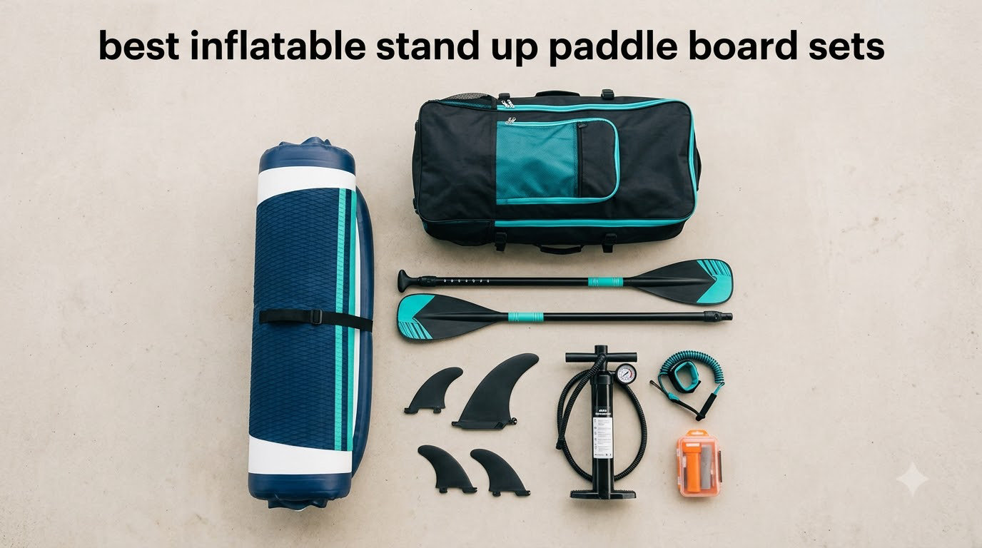 best inflatable stand up paddle board sets