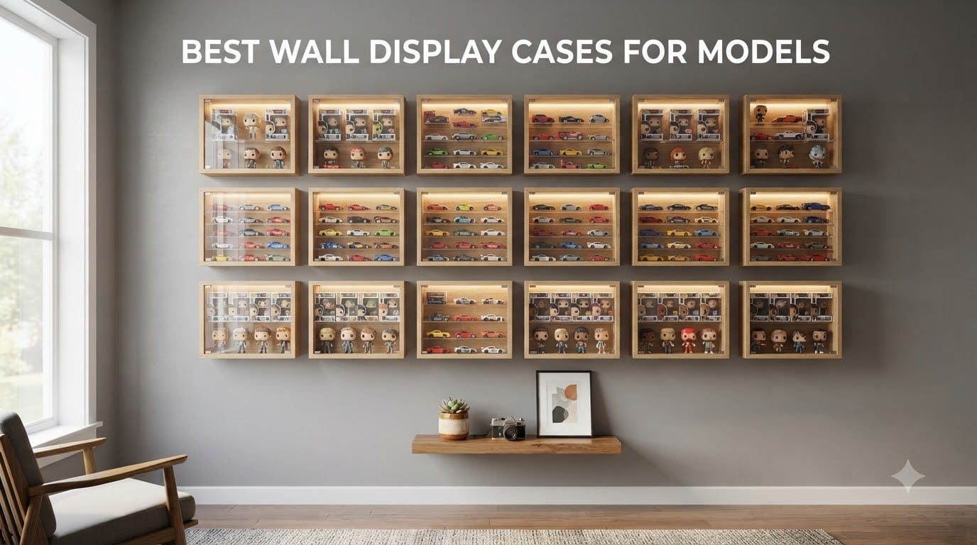 best wall display cases for models