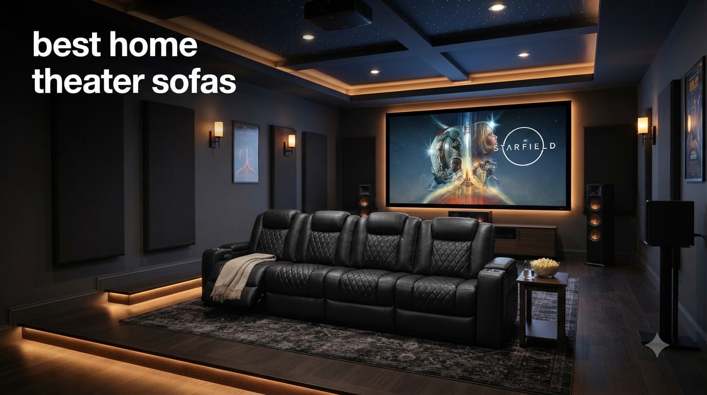 best home theater sofas