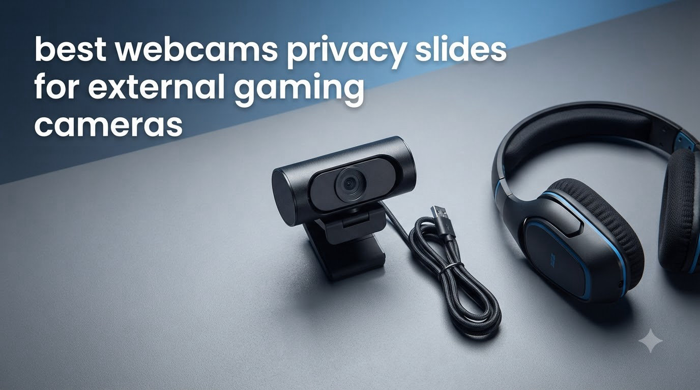 best webcams privacy slides for external gaming cameras