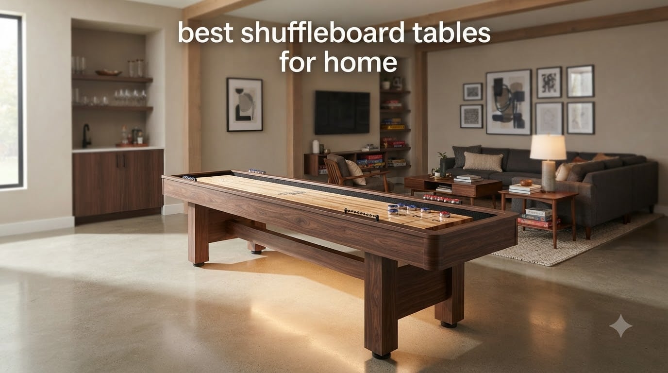 best shuffleboard tables for home