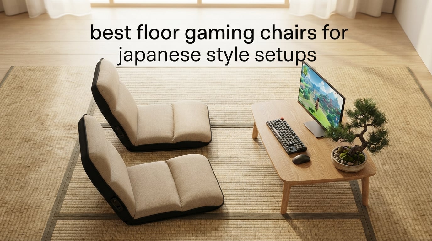 best floor gaming chairs for japanese style setups