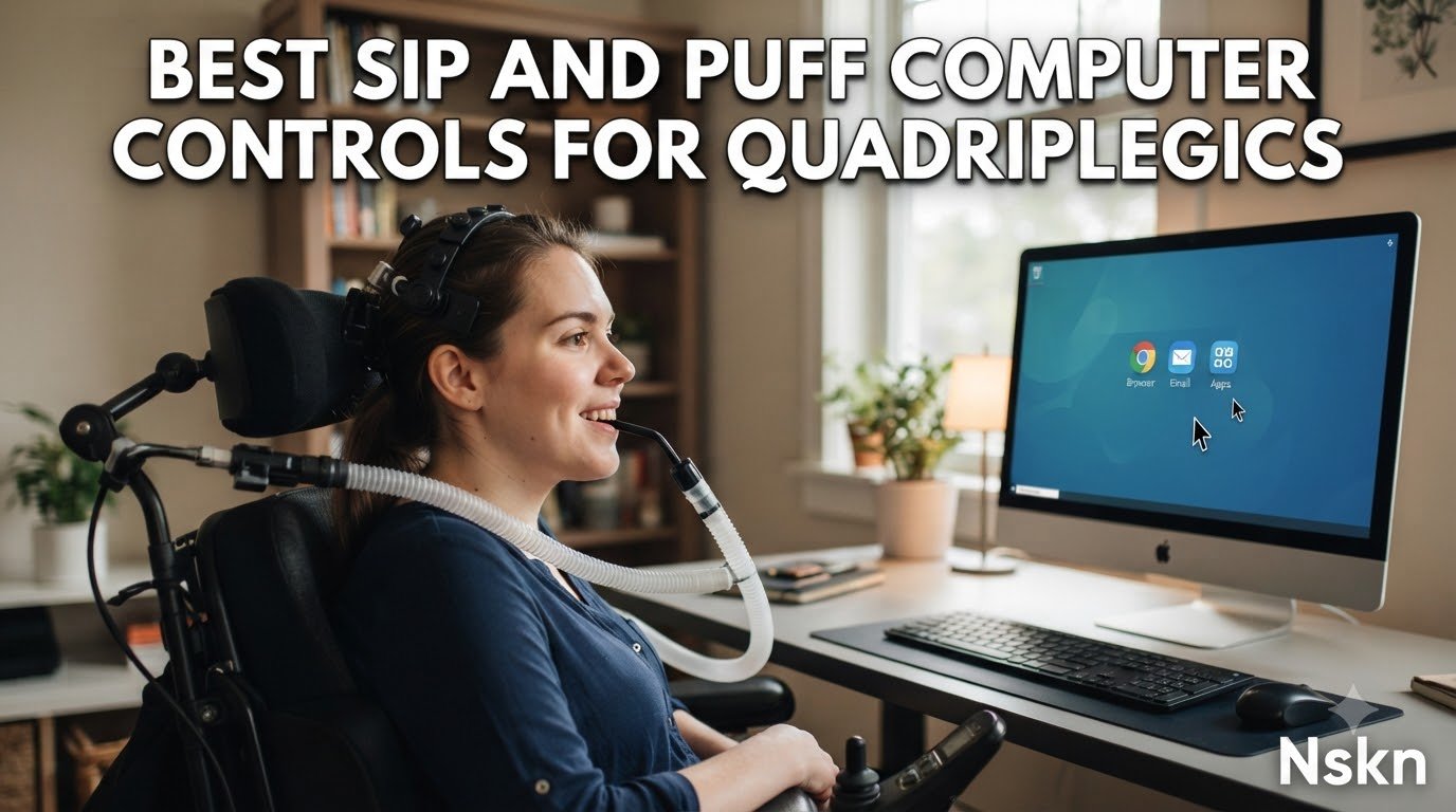 best sip and puff computers controls for quadriplegics